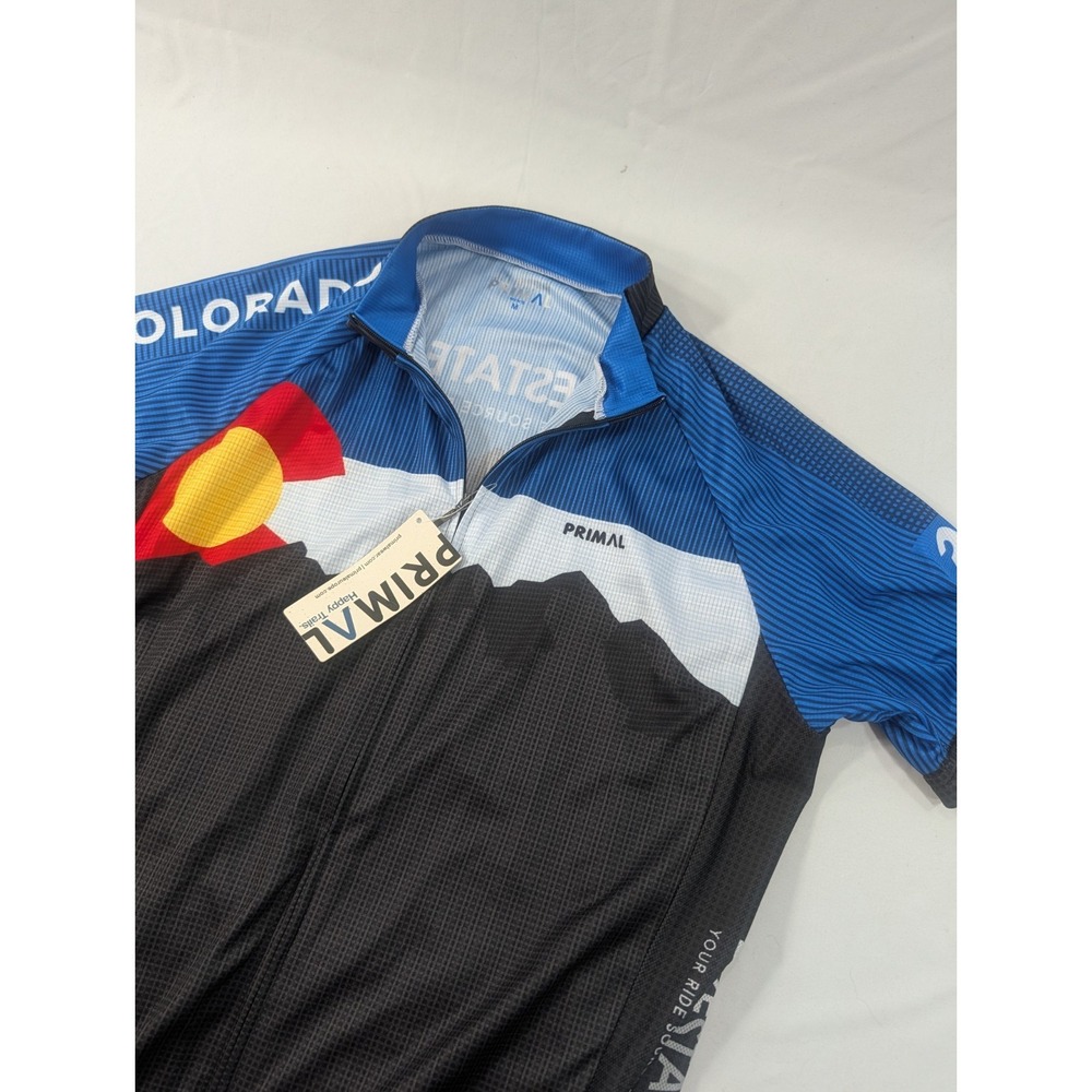 New With Tags Primal Cycling Jersey Of Colorado Jersey Mens Size Medium Shirt